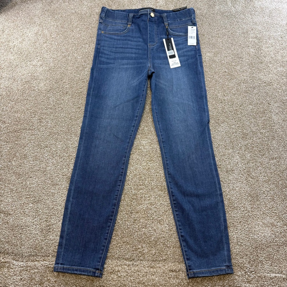 Liverpool Los Angeles Gia Glider Ankle Skinny Jeans Charleston Blue 10/30 NEW